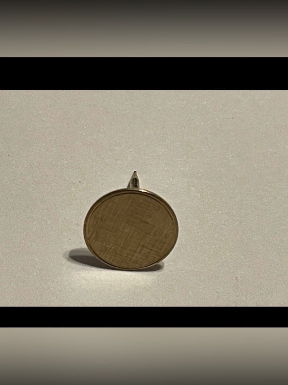 14K Yellow Solid Gold Foster Tie Tack